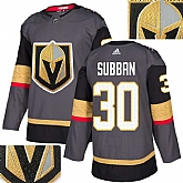 Vegas Golden Knights #30 Subban Gray With Special Glittery Logo Adidas Jersey,baseball caps,new era cap wholesale,wholesale hats